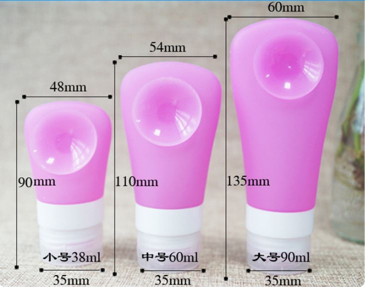 Silicone Travel Bottle Set For Personal Care|Cosmetic Storage