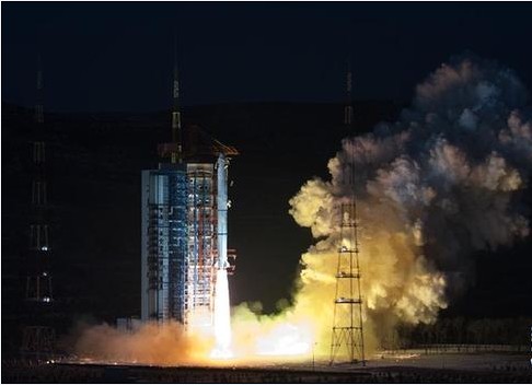 China's environment satellite blast off