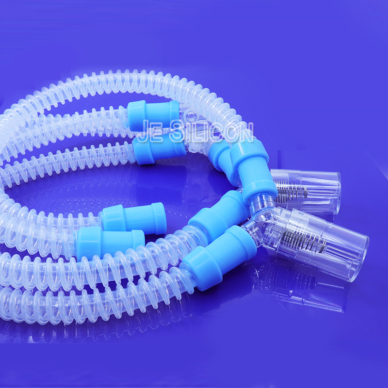 Medical breathing machine tube silicone loop tube for breathing machine