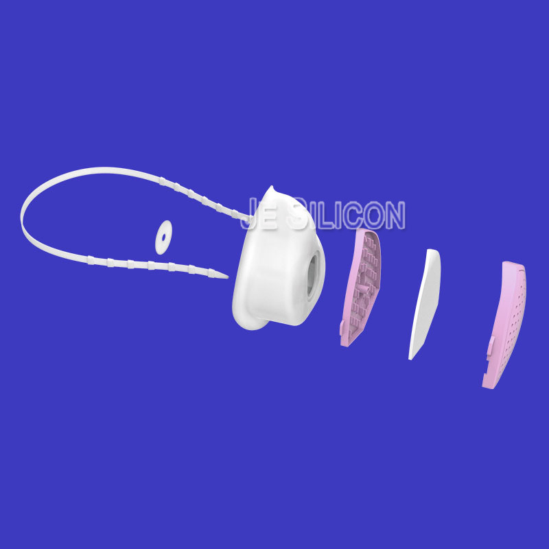 silicone face mask with filter