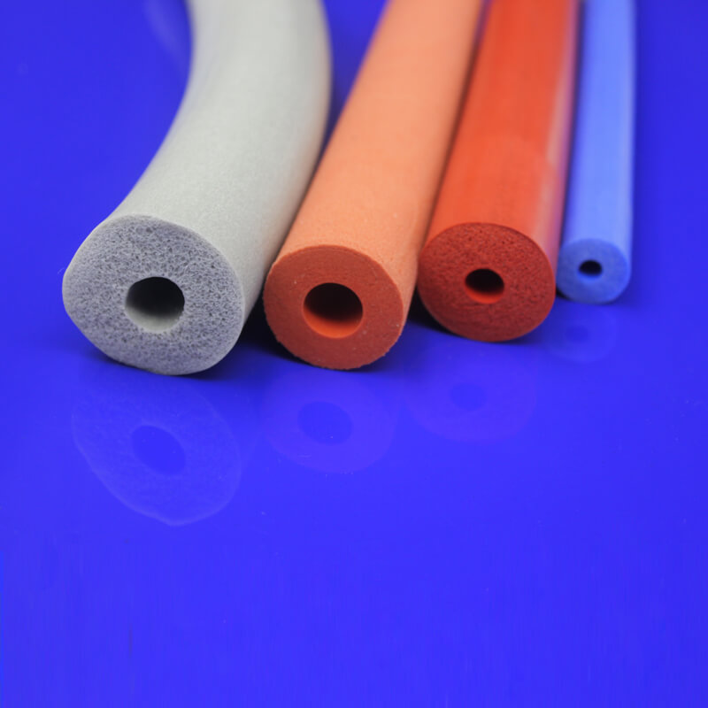 Silicone sponge tube