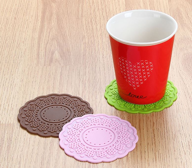 China Wholesale High Quality Silicone Mat Pad For Cup Pad Table Decoration Placemat