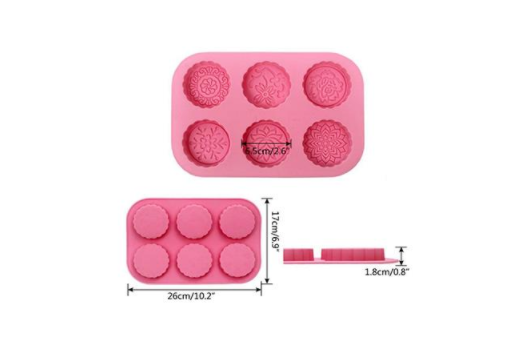 China Mid Autumn Festival Special Silicone Food Making Tools Mooncake Mold