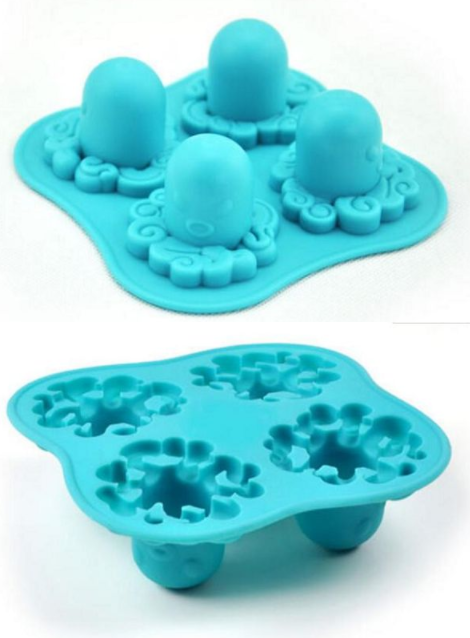 Wholesale BPA Freew Cheap Fun New Designer Dishwasher Safe Silicone Ice Cube Trays