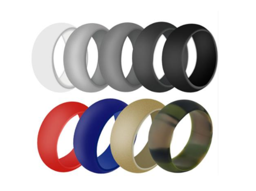 Custom Colorful Silicone Ring In Sale Very Cheap Price Personal Accessories