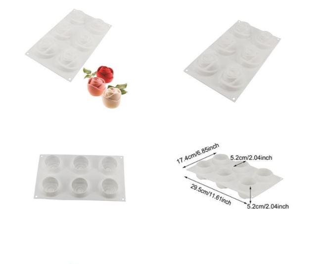 Cheap Wholesale High Quality BPA Free Soap Making Mold Diy Cake Decoration Tools Silicone Molds
