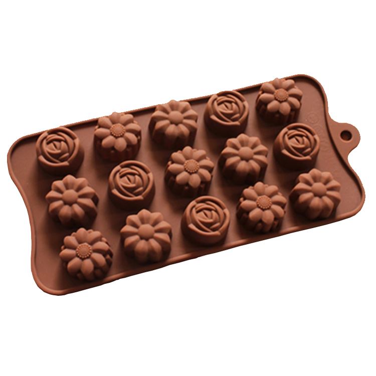 Hot Sale Funny Cute Flower Shapes Candy Mold Tray