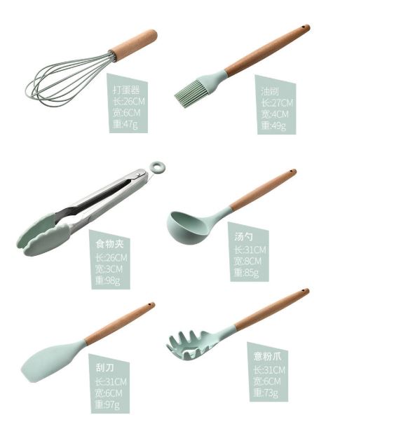 New Arrival Silicone Utensil Sets Introduction