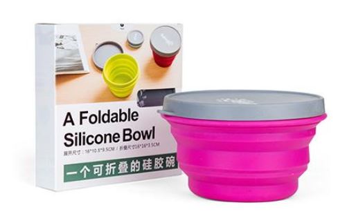 Collapsible Silicone Bowl, A Portable Bowl For Travel