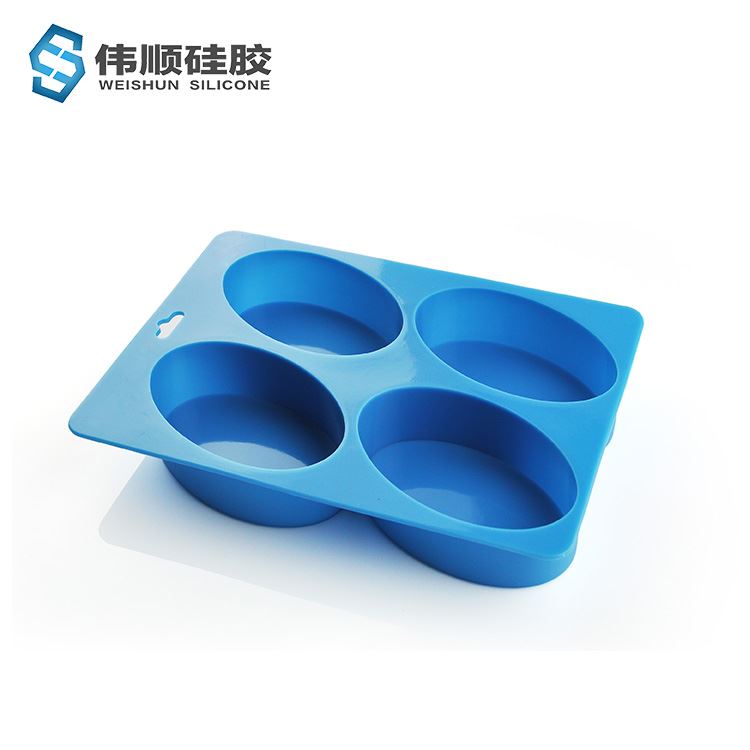 Silicone Tray Soap Molds Oval Shape, One Of Types Most Popular Soap Making Mold