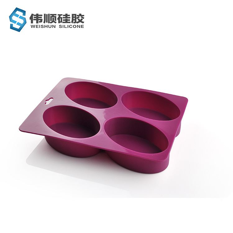 Silicone Tray Soap Molds Oval Shape, One Of Types Most Popular Soap Making Mold