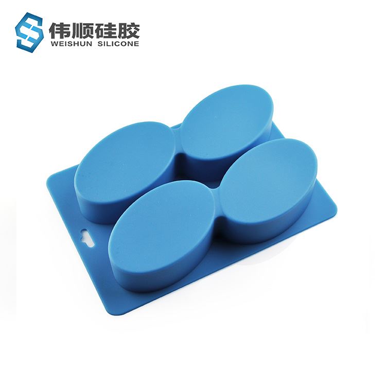 Silicone Tray Soap Molds Oval Shape, One Of Types Most Popular Soap Making Mold