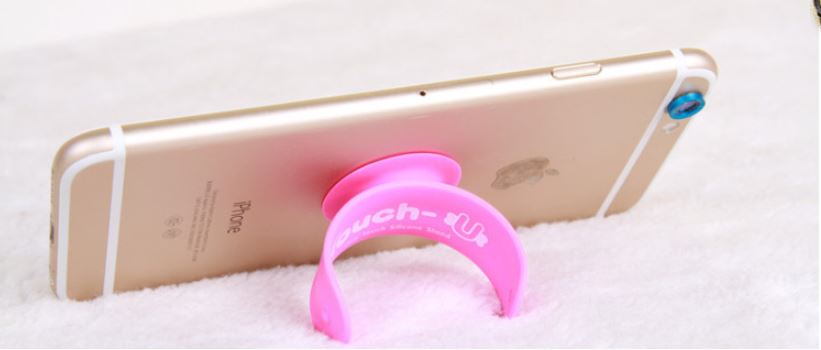 Silicone Lazy Bracket Cell Phone Holder Can Custom Printing LOGO
