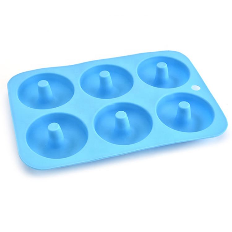 BPA Free Silicone Donut Mold 6 Cavities For Making Delicious Ring Donut