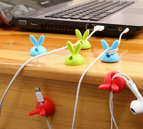Silicone Cable Organizers, Make Your Table Organized