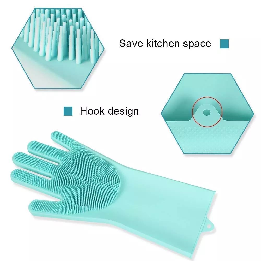 What's The Silicone Scrubbing Gloves For Dishes?