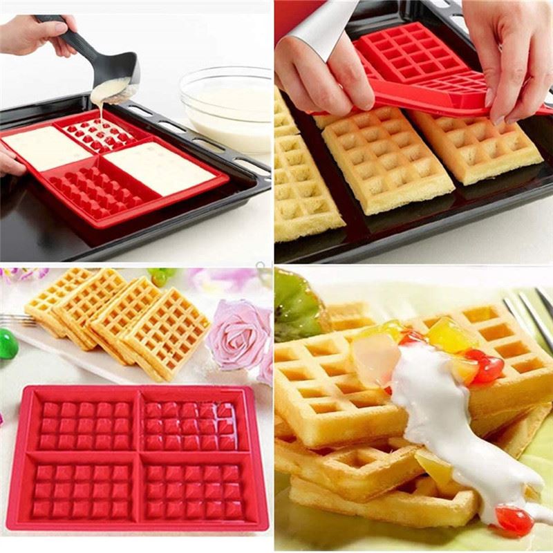 Application Of The Slicone Waffle Maker
