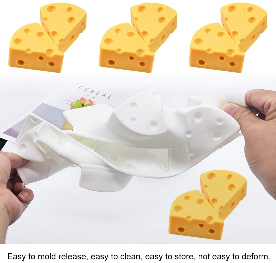 Advantages For The 3D Cheese Shape Silicone Mousse Mold