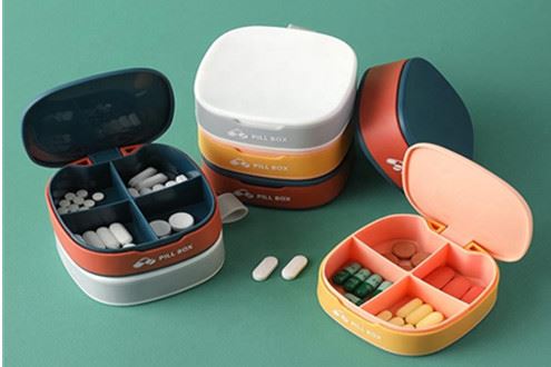 Design Of Portable Plastic Travel Pill Case