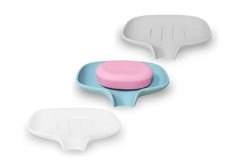 Design Of Silicone Soap Case With Self-Draining