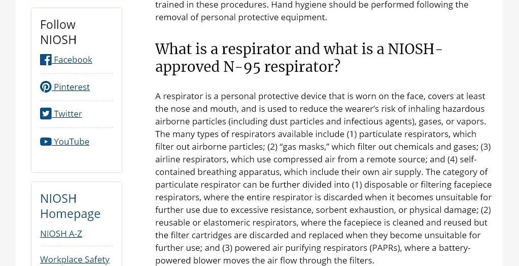 CDC Mask Related Knowledge