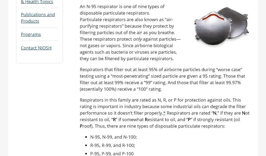 CDC Mask Related Knowledge